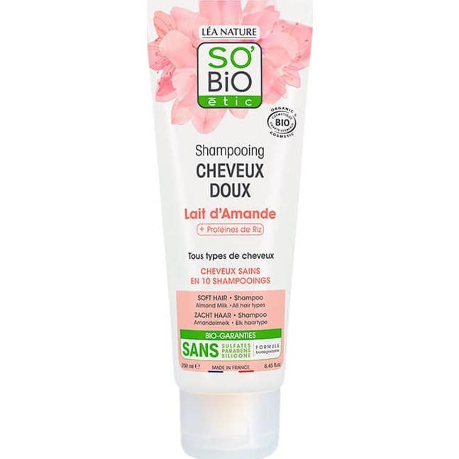 So Bio Etic Champú Suave Almendras Proteinas 250 ml