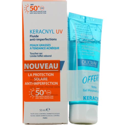 Ducray Keracnyl Fluido Anti-Imperfecciones 50ml + Gel 40ml