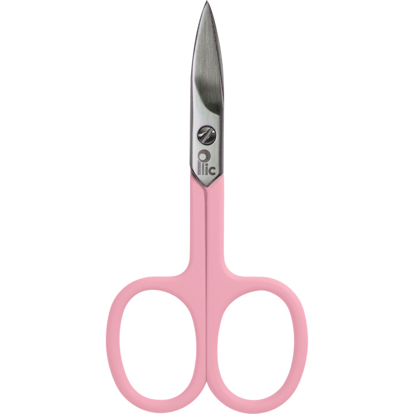 Plic Eco Tijera Uñas Curva Rosa 1ud