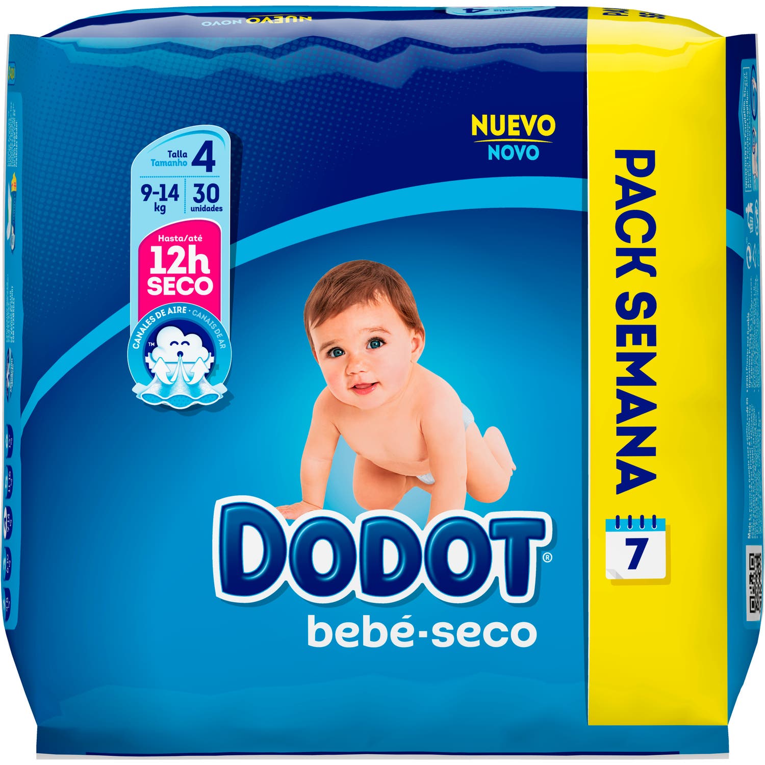 Dodot pañal infantil T-4 30uds
