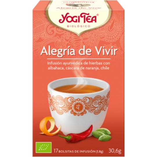 Yogi Té Alegría de Vivir 17 Bolsitas 30,6G