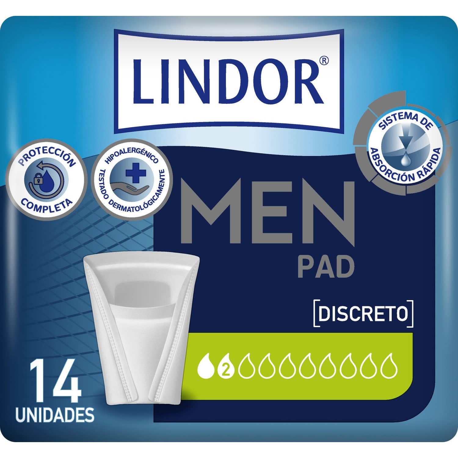 Lindor Men Pad Normal 14uds