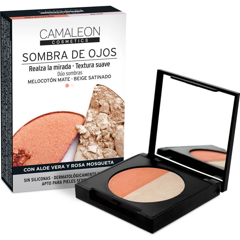 Camaleon Sombras de Ojos Beige y Melocotón 2x2.3g