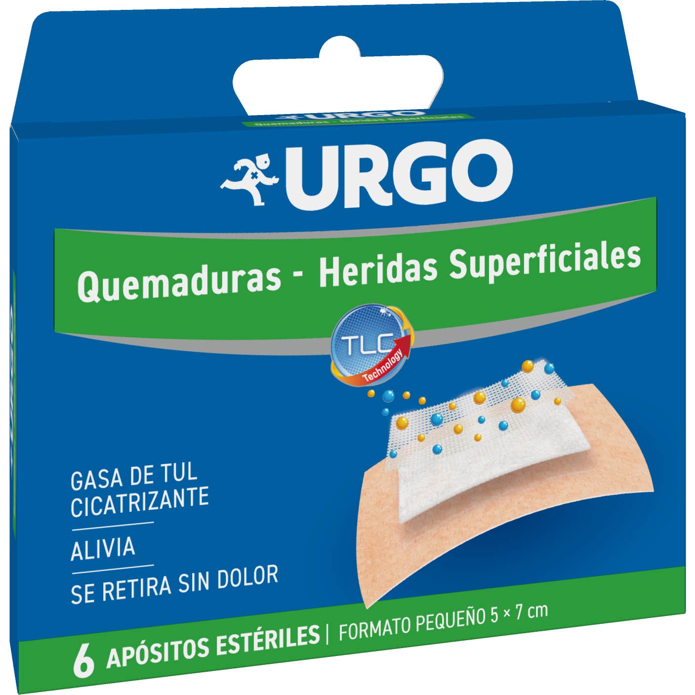 Urgo Quemaduras y Heridas Superficiales 6 apósitos 5 x 7cm