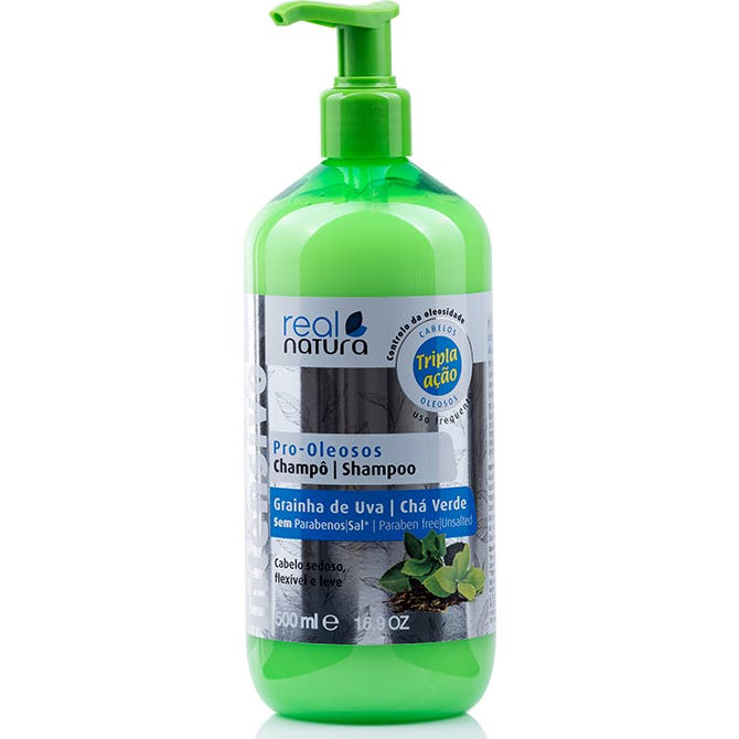 Real Natura Champú Sin Sal Cabello Graso 500 ml