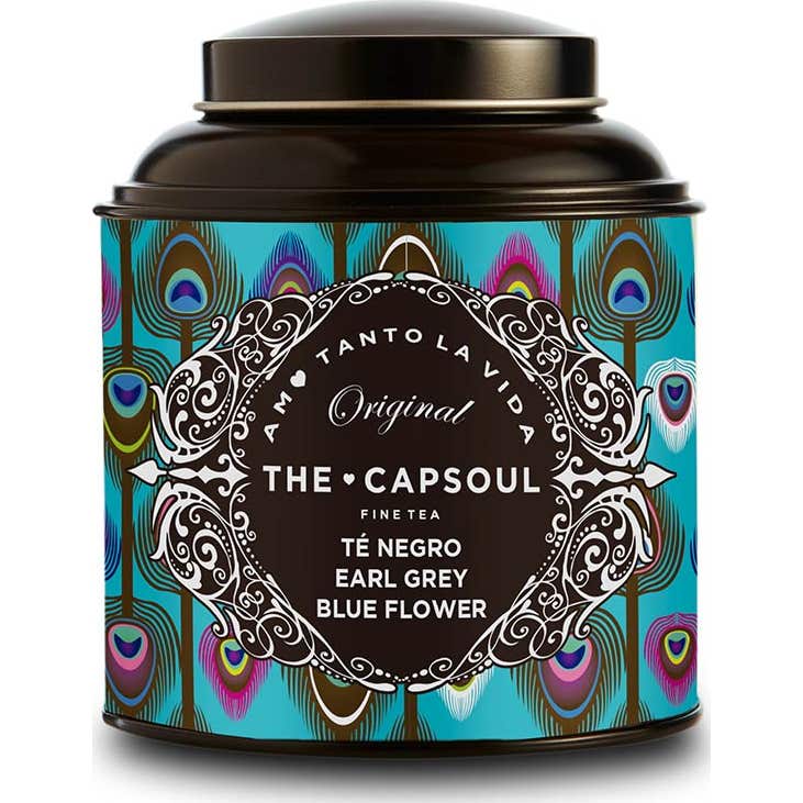 The Capsoul Té Granel Negro Earl Grey Blue Flower 100g