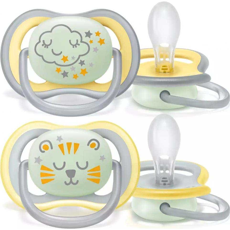 Philips Avent Ultra Air Night Time Chupete +18m 2 uds