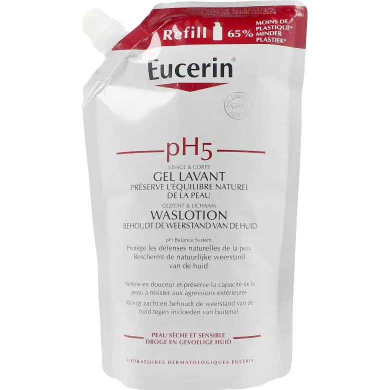 Eucerin Recarga gel de Baño Ph5 Piel Sensible 750 ml