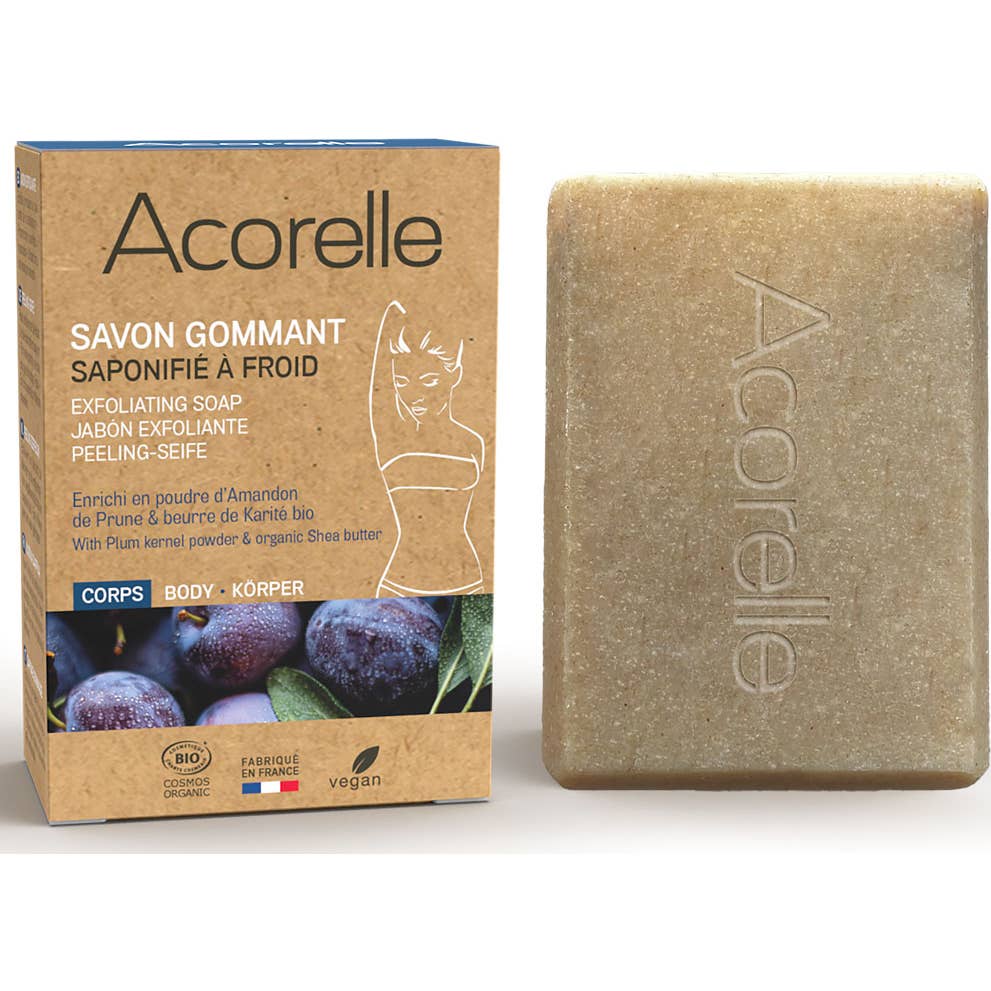 Acorelle Jabón Exfoliante Sólido Bio 100g