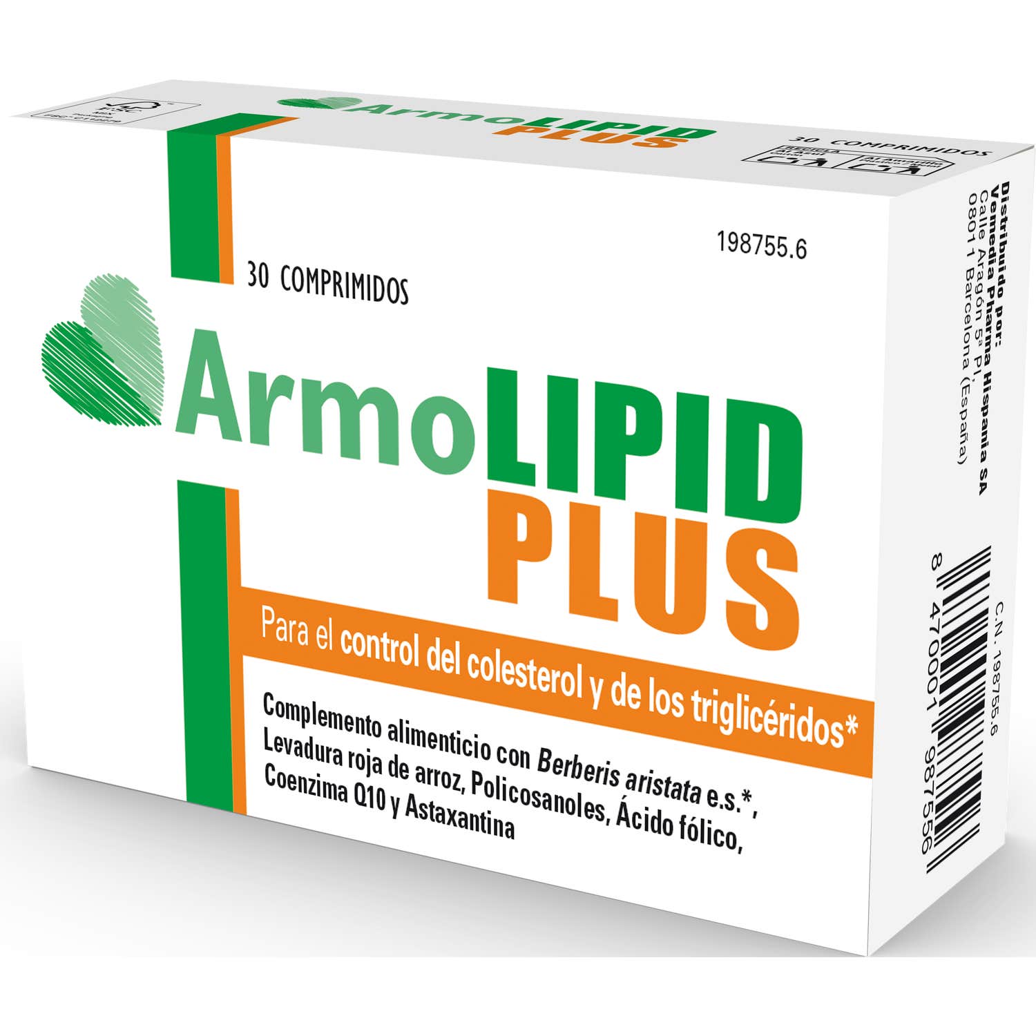 Armolipid Plus Control Colesterol 30Comp