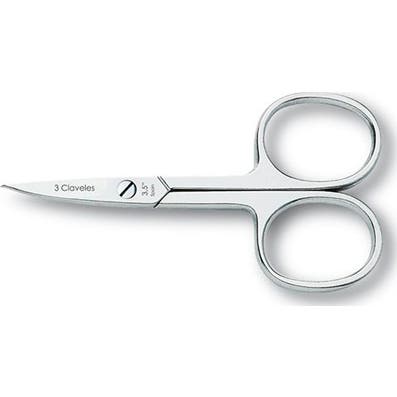 '3 Claveles tijera uñas curva 3.5'''' 9cm 1ud'