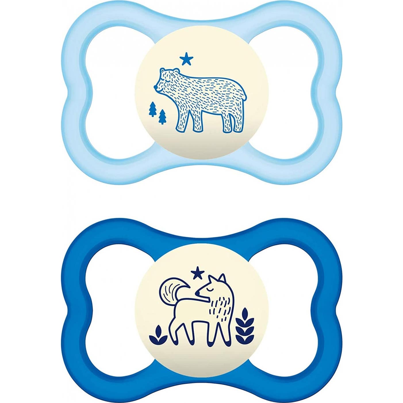 MAM Chupete Air +6M Azul 2 unidades