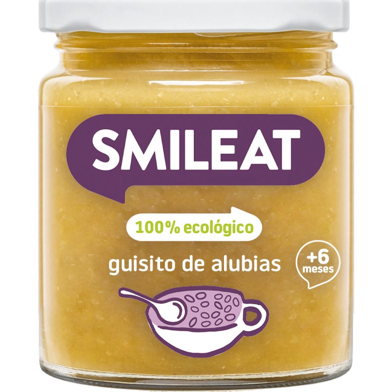 Smileat Tarrito Ecológico de Guisito de Alubias 230g