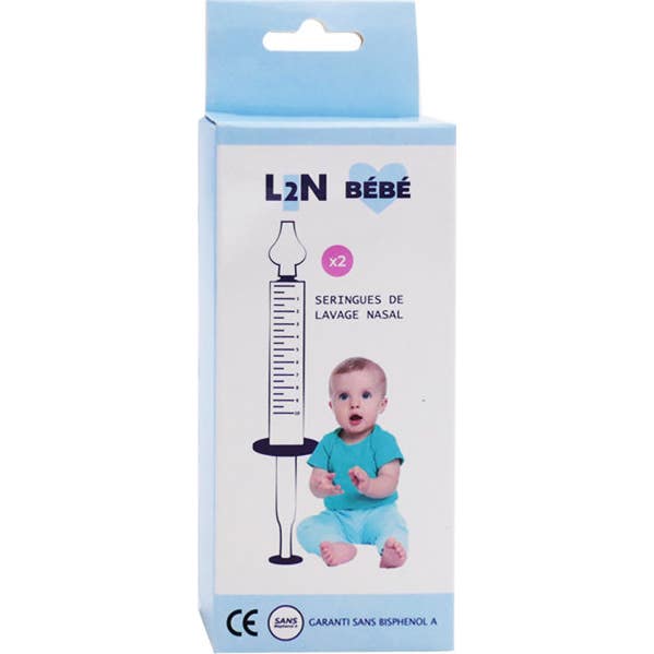 L2N Bebé Jeringa Lavado Nasal 2uds