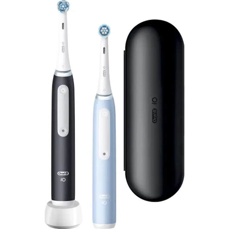 Oral-B Io3 Duo Matt Ice Cepillo Dental Eléctrico Azul Negro 2uds