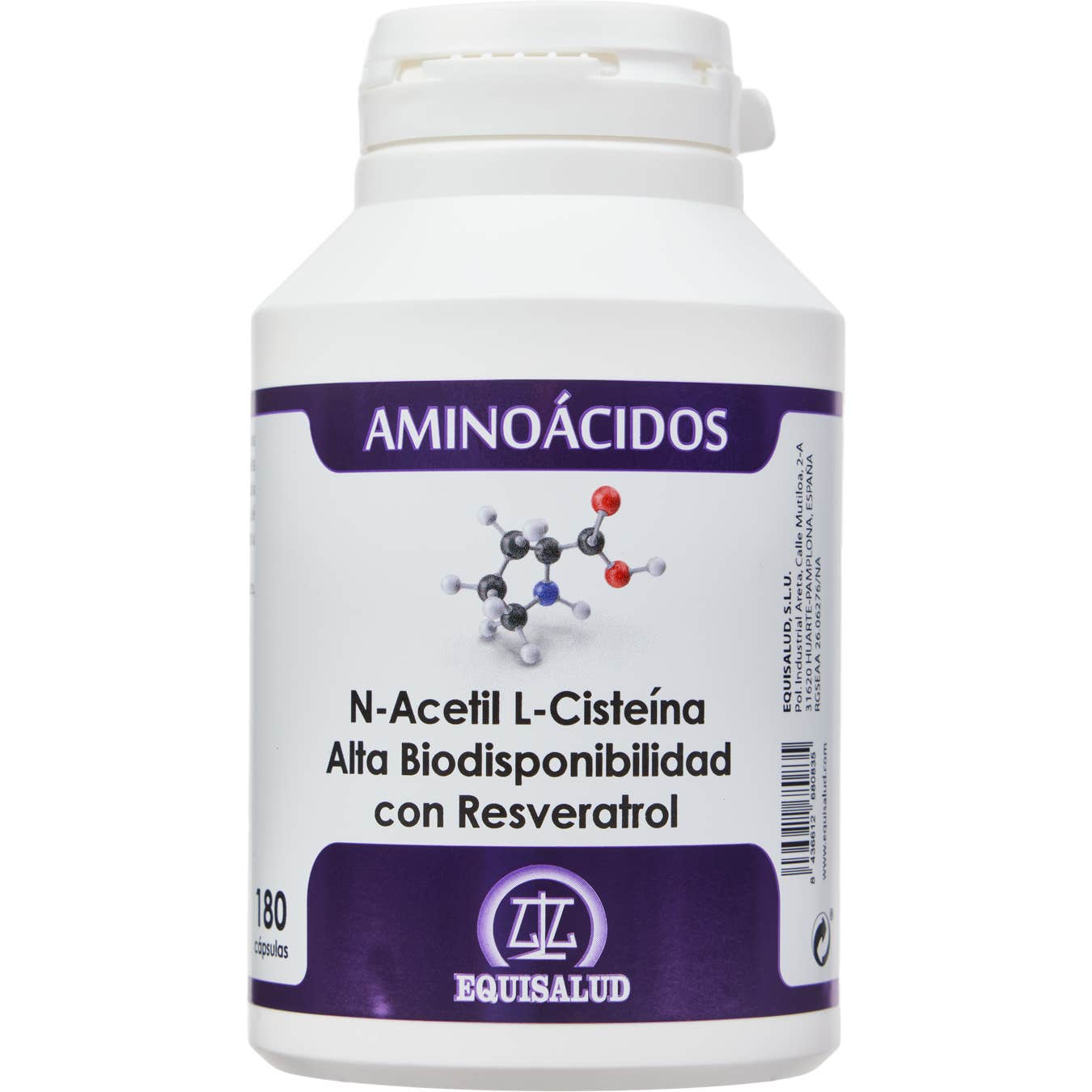 Equisalud N-Acetil L-Cisteína Alta Absorción Resveratrol 180caps