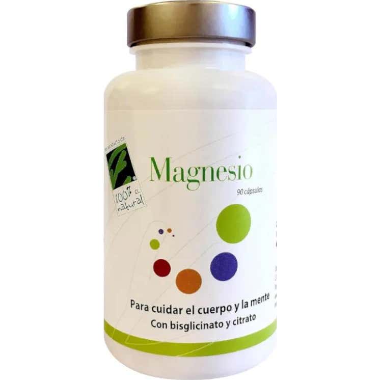 100% Natural Magnesio 90 cápsulas