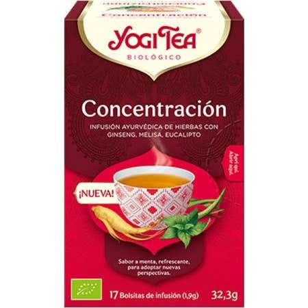 Yogi Tea Concentración Infusión Bio 17 Sobres