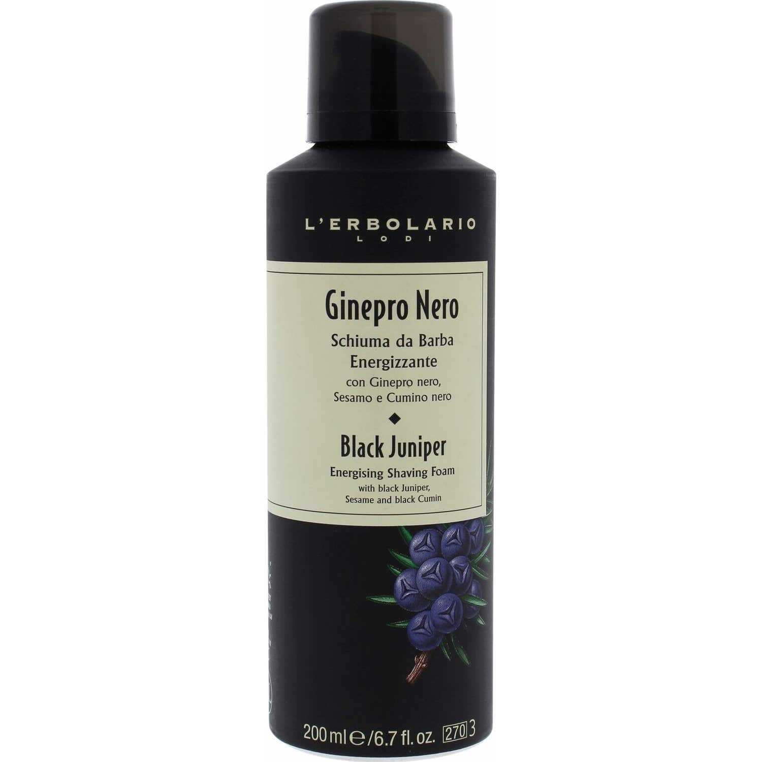 L'erbolario Negro Enebro Sch Barba Energiz