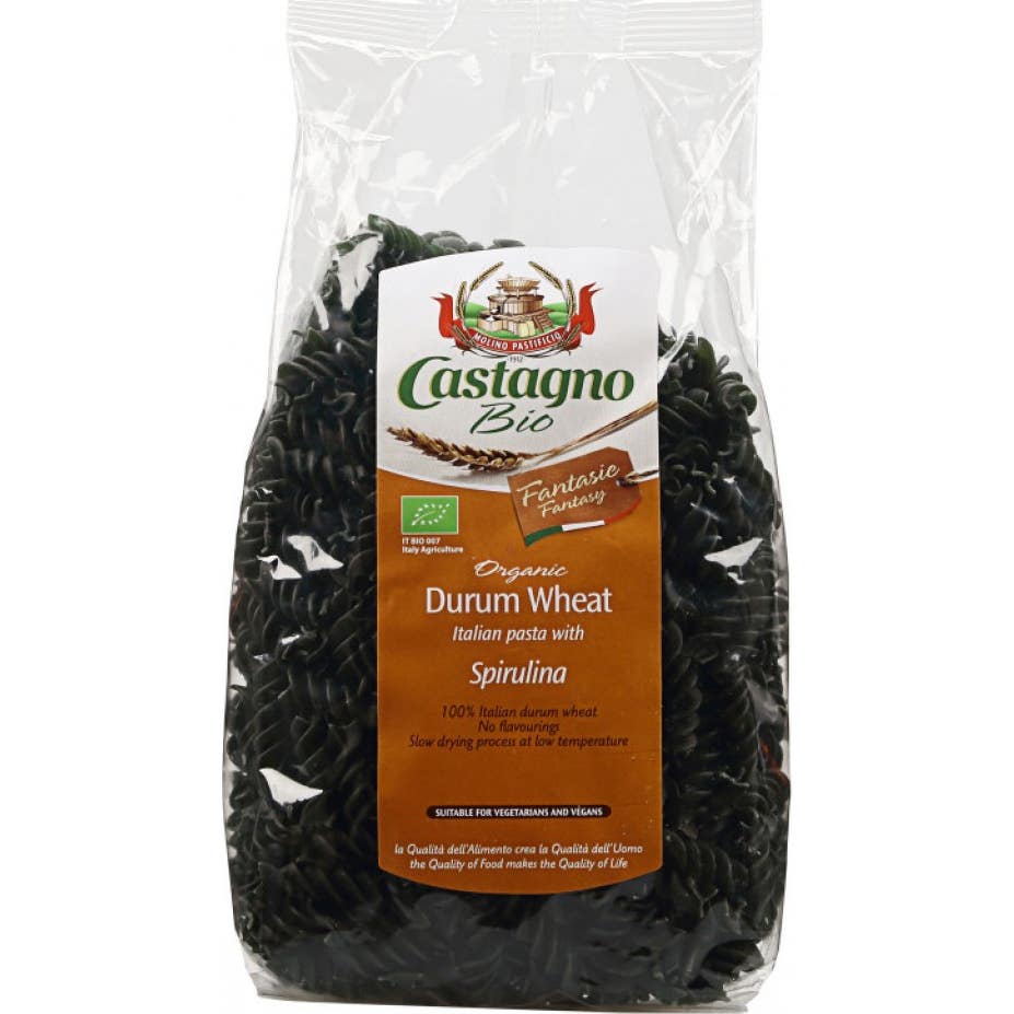 Castagno Espirales Algas Espirulina Trigo 500g