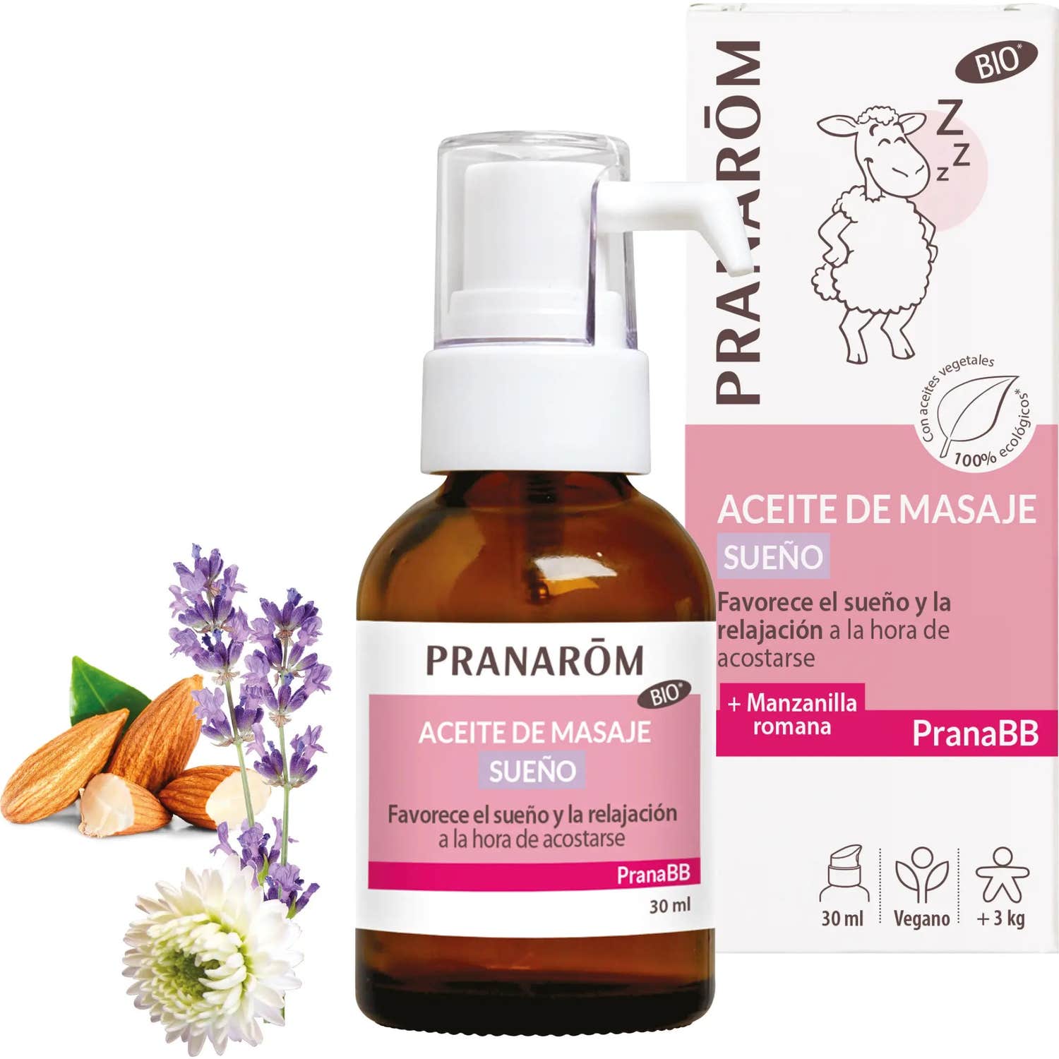 Pranarôm PranaBB Aceite de Masaje Sueño BIO 30ml