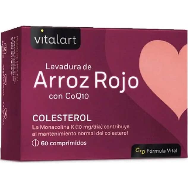 Vitalart Levadura De Arroz Rojo Con Q10 60comp
