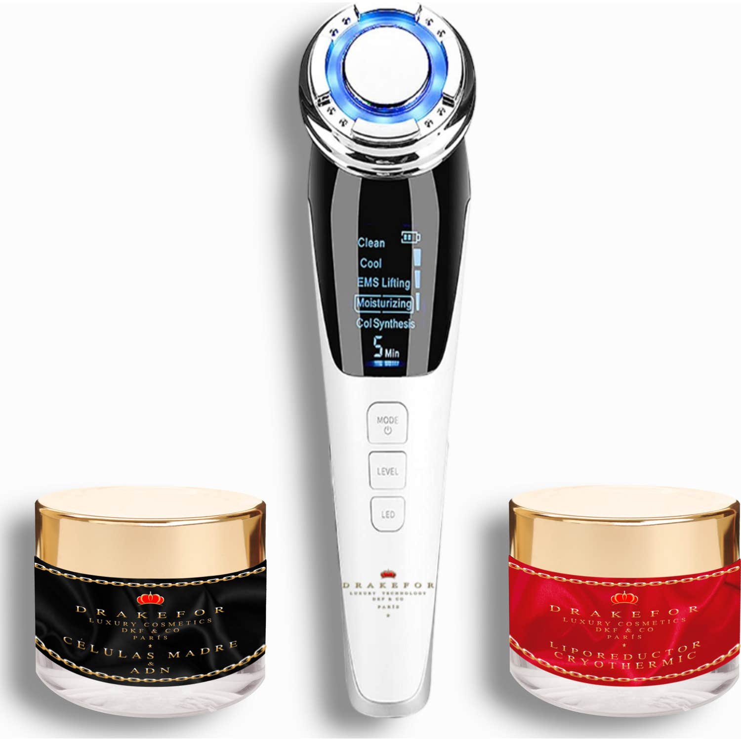 Drakefor Dkf-Qliniq A & Cosmetic Kit Rejuvenecedor Facial Electr