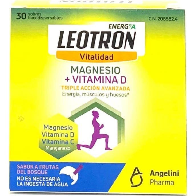 Leotron Magnesio +Vit D 30 Sobres