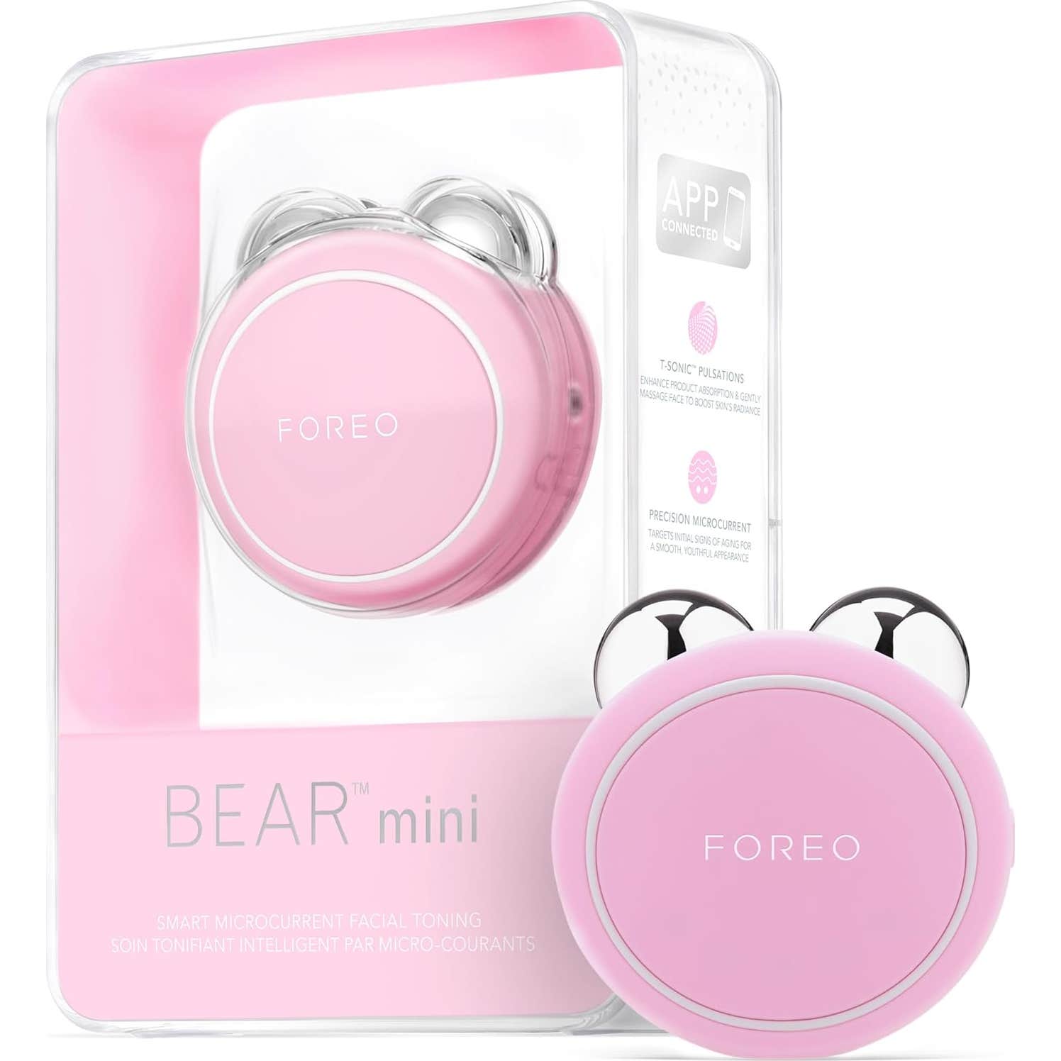 Foreo Bear Mini Facial Toning Device Pearl Pink 1ud