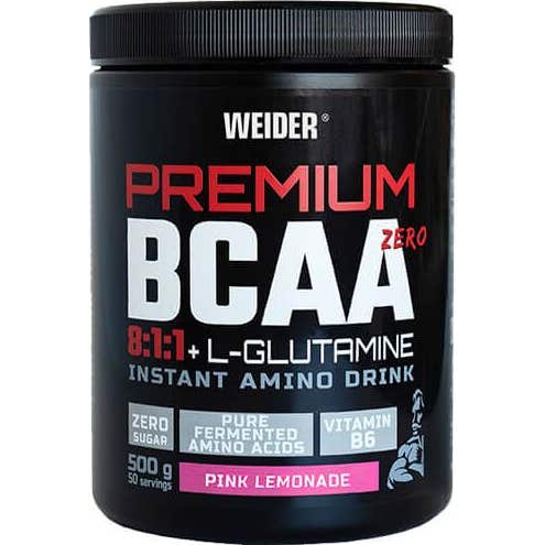Weider - Premium Bcaa Zero 8:1:1 + L-Glutamina 500 Gr - Con Vitamina B6 - Sabor Pink Lemonade - Imagen 4