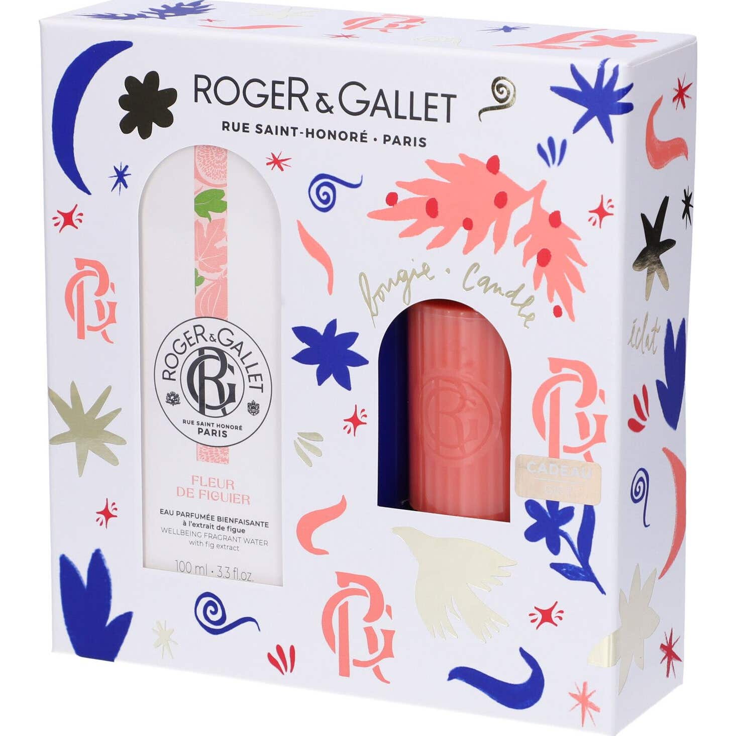 Roger & Gallet Fleur de Figuier Cofre Agua Perfumada + Vela