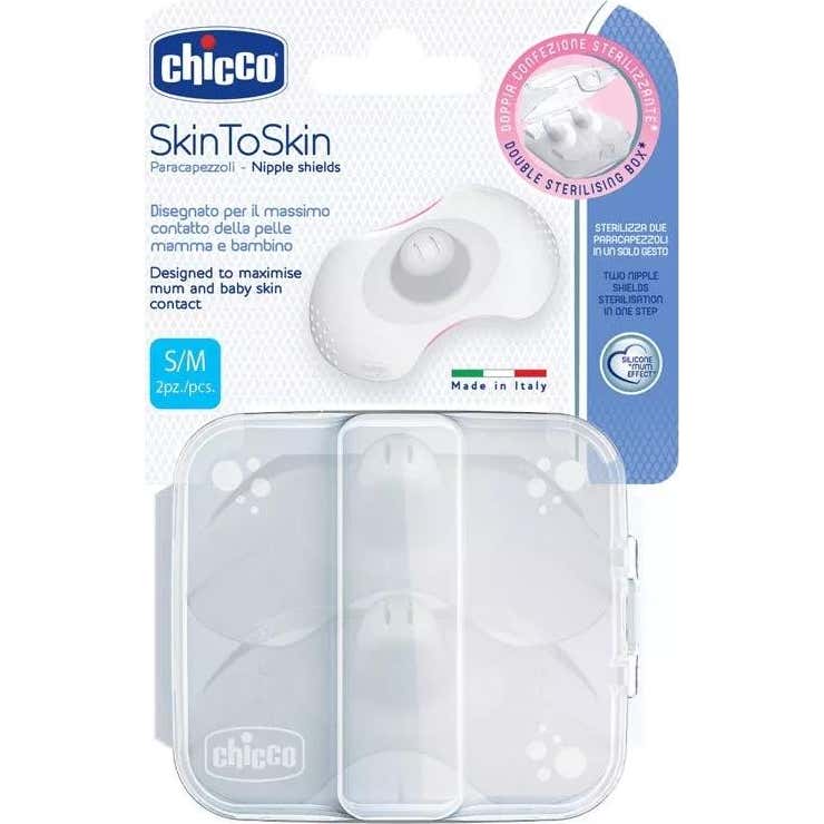 Chicco Protegepezón Silicona Skintoskin T-S-/M 2 uds