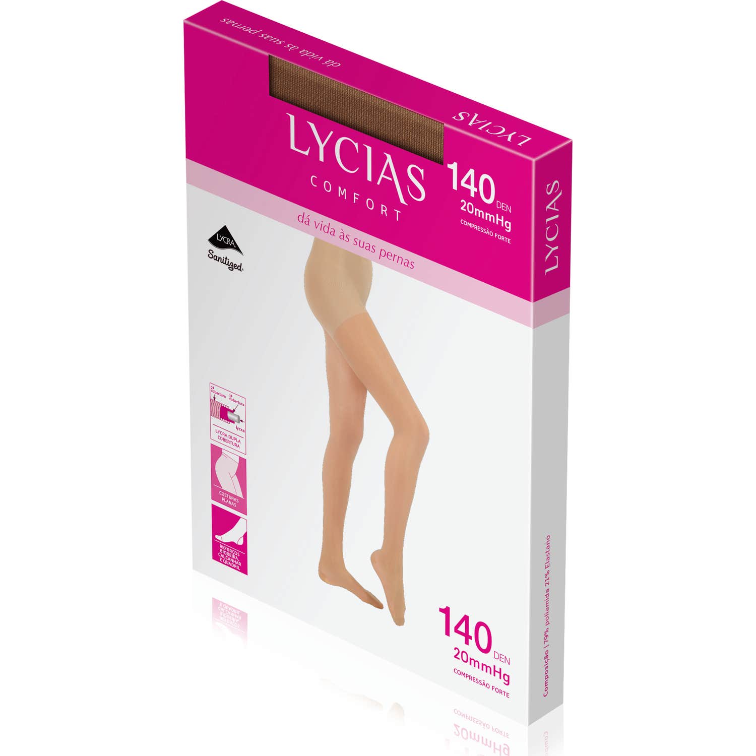 Lycias Comfort Pantimedia 140Den Moka Talla 4 1ud