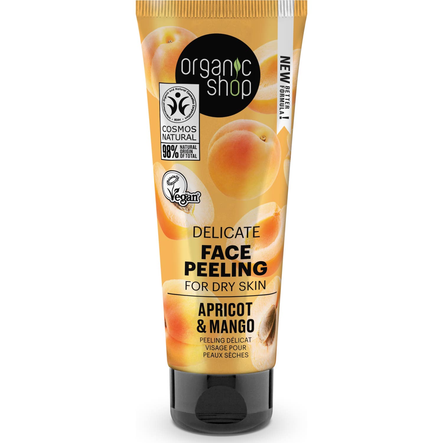 Organic Shop Delicate Face Peeling Apricot & Mango 75ml
