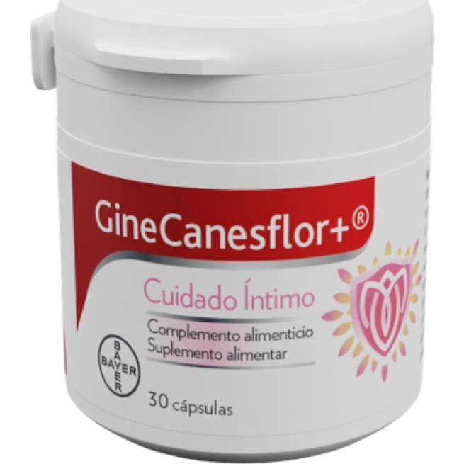 GineCanesflor+ Cuidado Íntimo Mucosa Vaginal Equilibrio Íntimo 30 Cápsulas