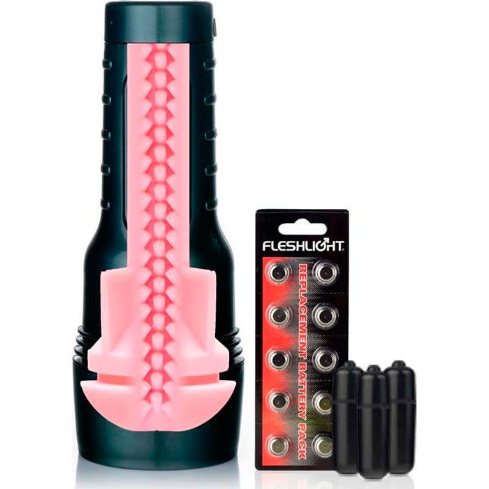 Fleshlight Vibro-Pink Lady Touch Masturbador Vagina 1ud