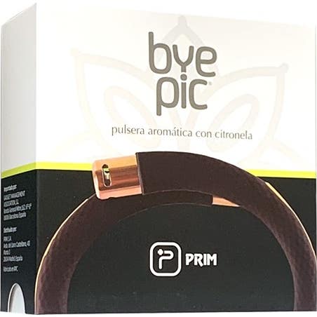 Prim Bye Pic Pulsera Aromática Citronela Adulto Negro 1ud