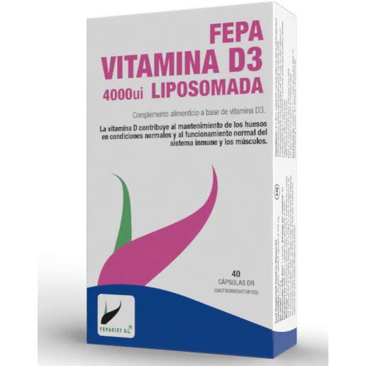 Fepadiet Fepa Vitamina D3 Liposomada 400 Ui 40 Caps