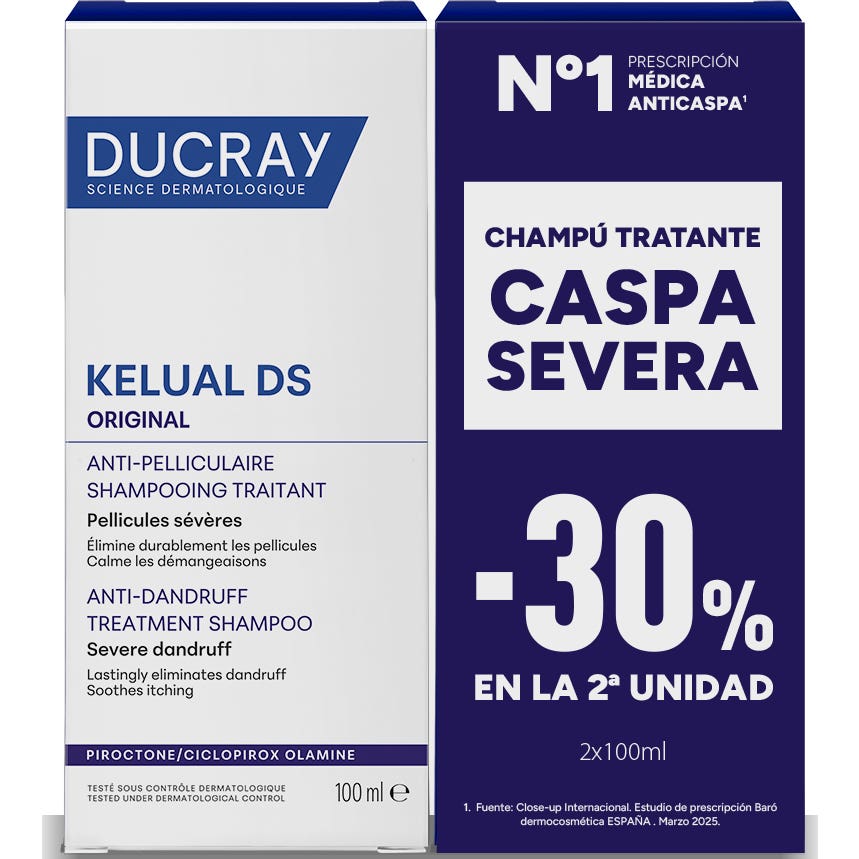Ducray Kelual DS Champú Tratante 2x100 ml