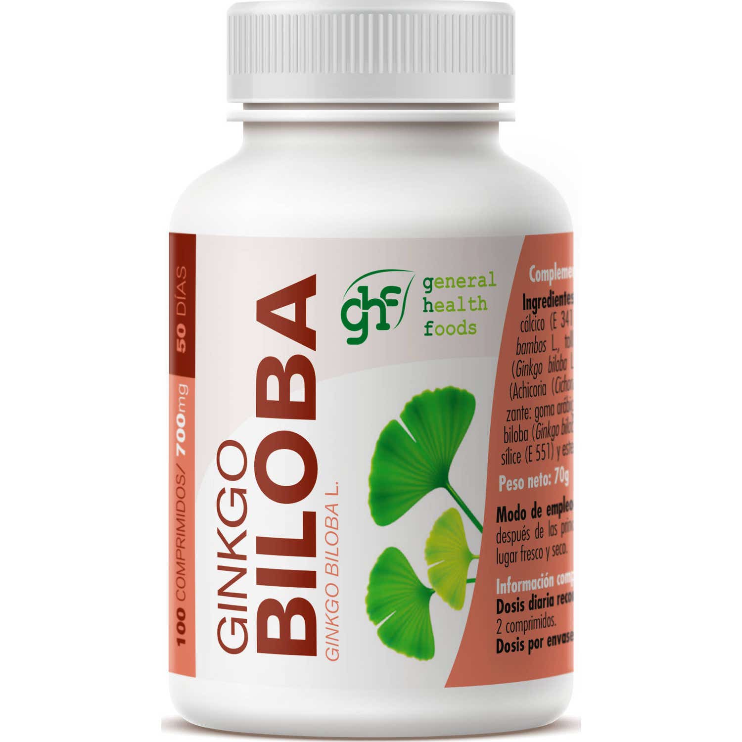 GHF Gingko Biloba 700mg 100comp