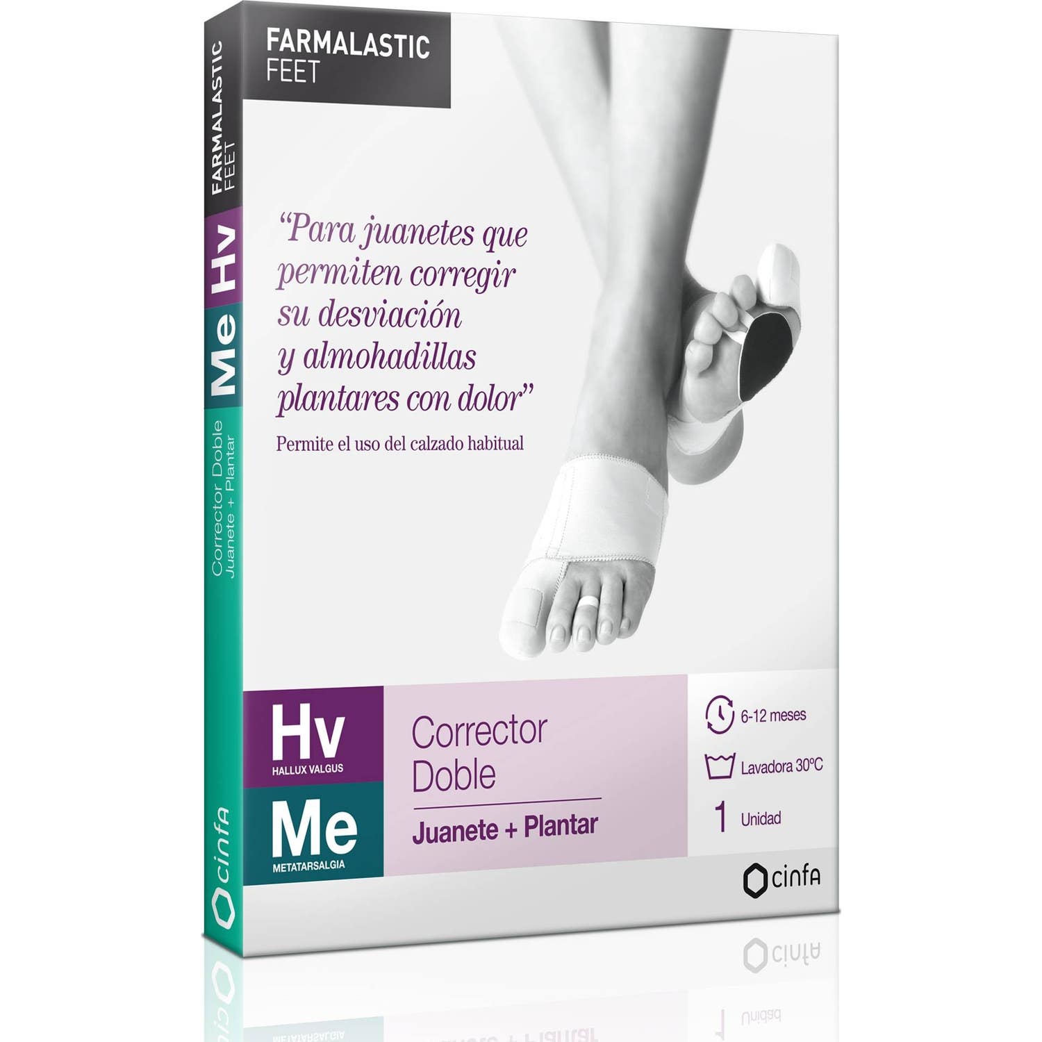 Farmalastic podo corrector doble talla p izquierdo