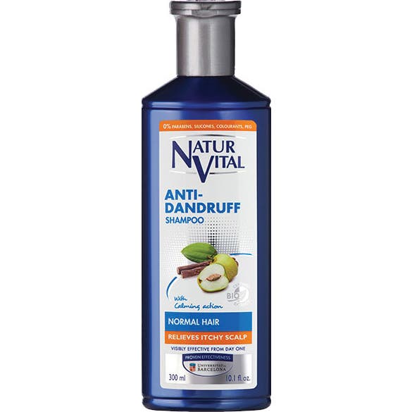 NaturVital Champú Anticaspa Calmante Cabello Normal 300ml