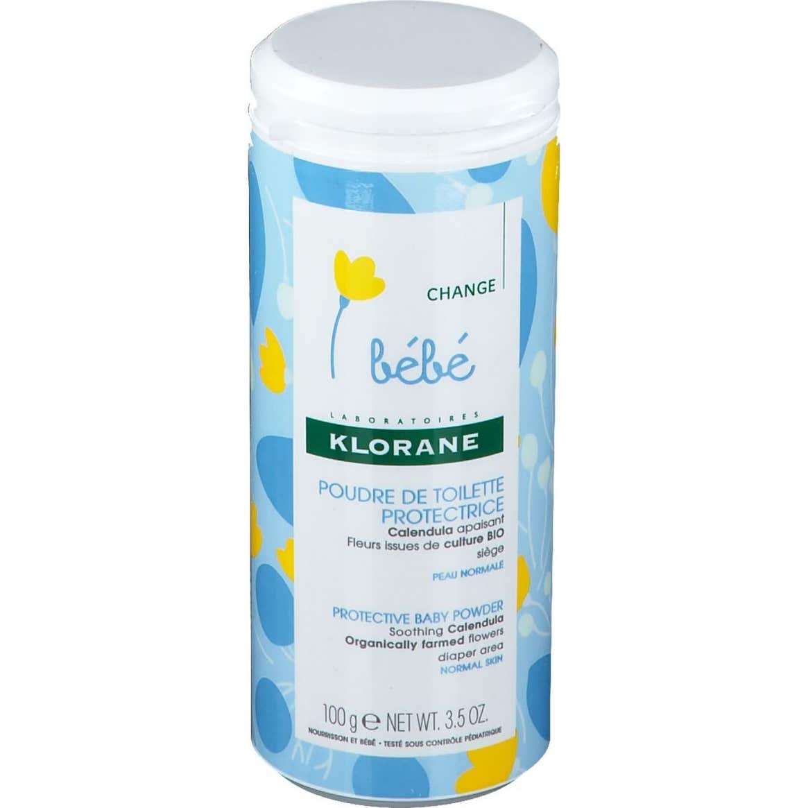 Klorane Bébé Poudre De Toilette Protectrice 100g