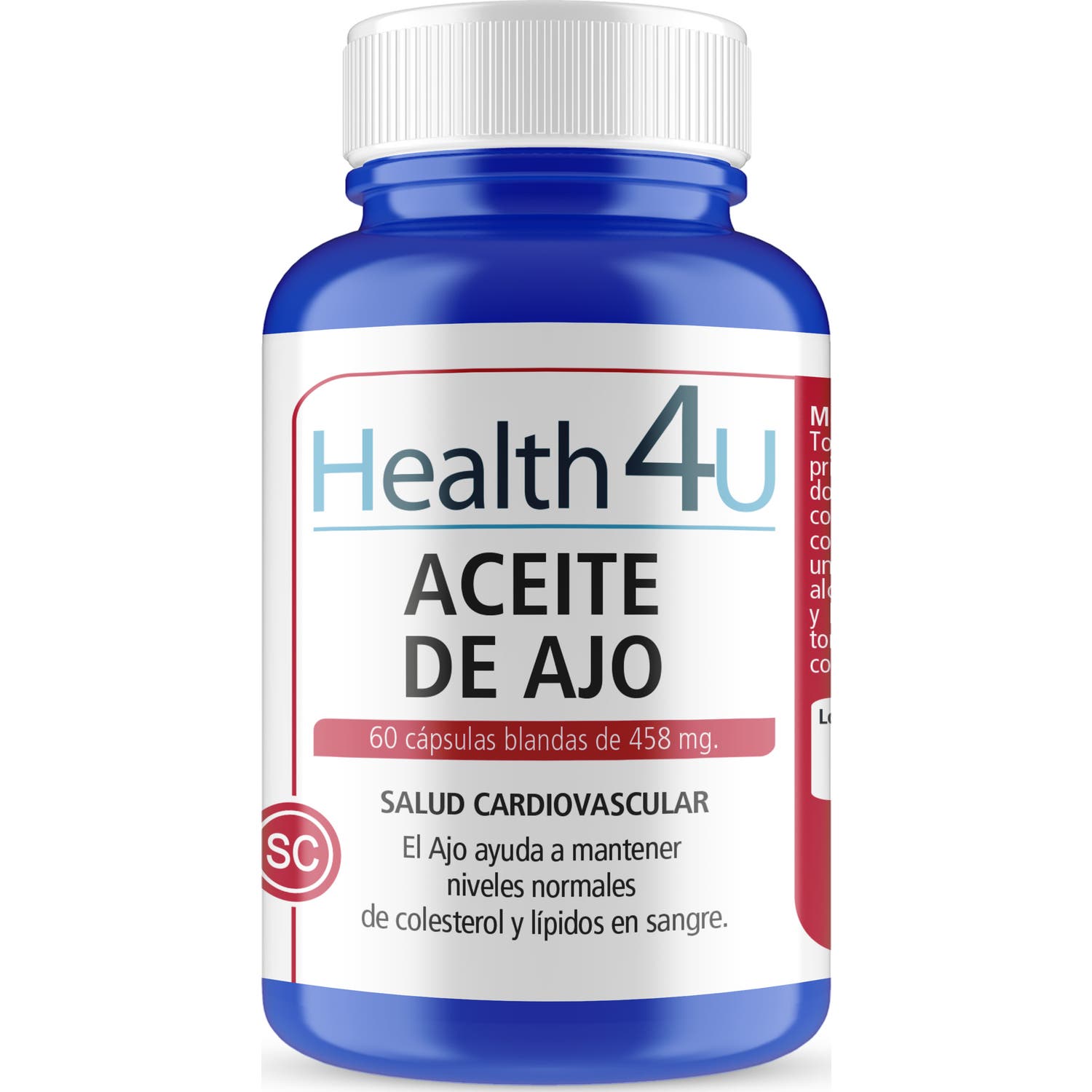 H4U Aceite de Ajo 60 cápsulas blandas