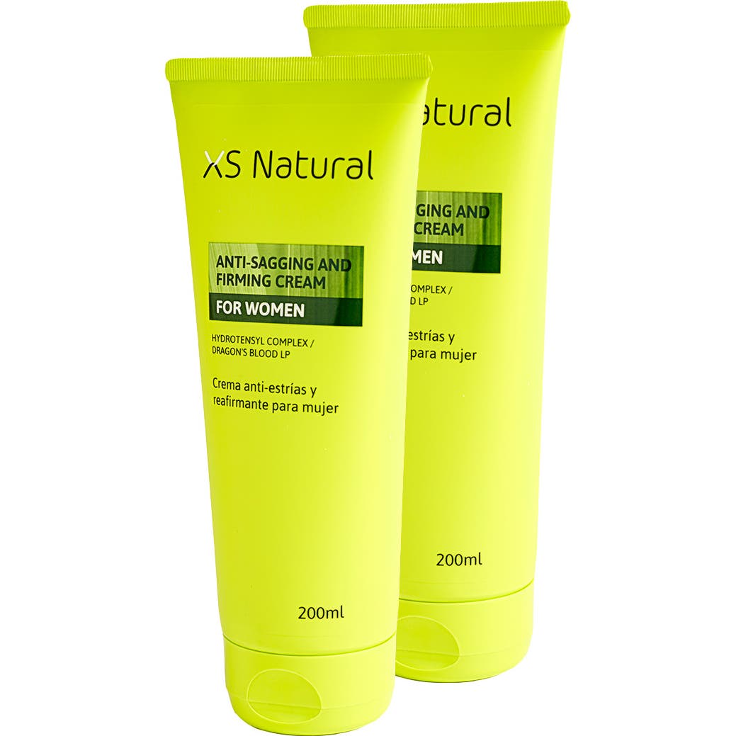 Xs Natural Crema Antiestrías Reafirmante 2x200ml
