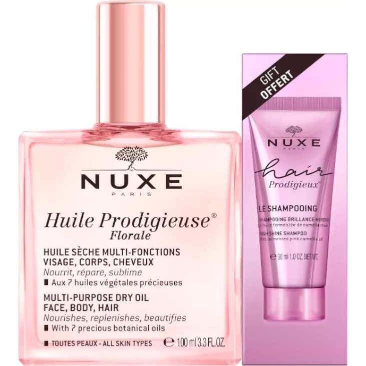 Nuxe Huile Prodigieuse Floral 100ml + Hair Prodigieux Champ 30ml