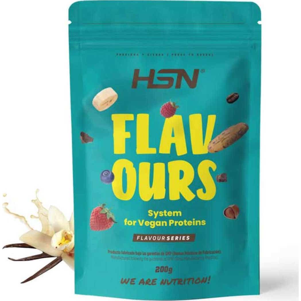 HSN Saborizante en Polvo para Proteínas Vegetales Vainilla 200g