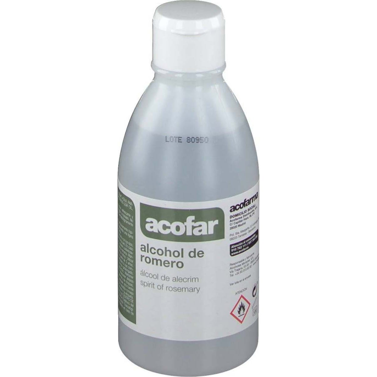 Acofar alcohol de romero 500ml