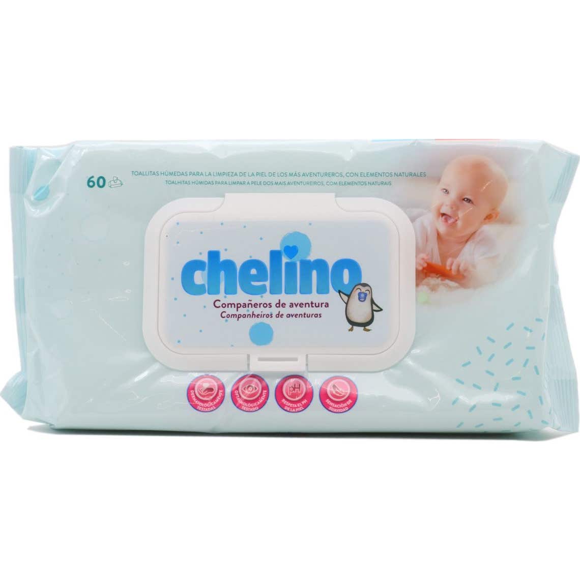 Chelino Fashion&Love Toallitas Infantiles 60uds