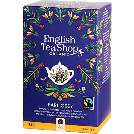 English Tea Shop Té Earl grey Infusiones Bio 20 sobres